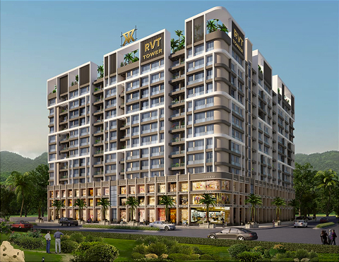 Exterior design of RVT Tower during the day